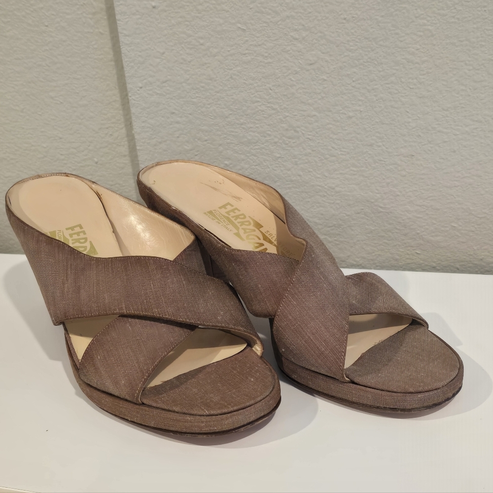 Salvatore Ferragamo Heels Sandals Wonen's 8 B